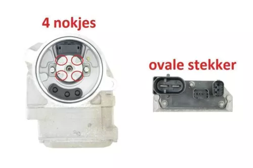 C590SA - NUR MOTOR/ 4 NOCKEN/ + UND - 1 OVALER STECKER/ JTEKT